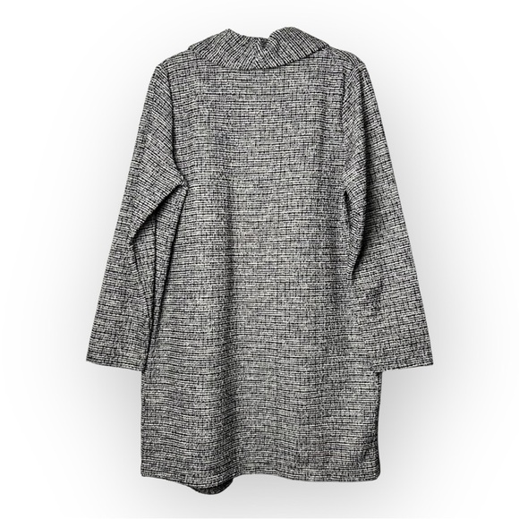 Reitmans Black & White Long Open Sweater L - Picture 2 of 7